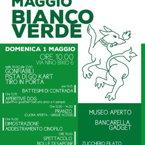 PRIMO MAGGIO BIANCO VERDE – CONTRADA SAN DOMENICO